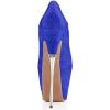 imageFSJ Women Sexy Peep Toe Sky High Heels Platform Pumps Ankle Straps Marry Jane Shoes with Metal Stilettos Size 415 USBlue