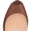 imageFSJ Women Sexy Peep Toe Sky High Heels Platform Pumps Ankle Straps Marry Jane Shoes with Metal Stilettos Size 415 USBrown Pu