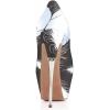 imageFSJ Women Sexy Peep Toe Sky High Heels Platform Pumps Ankle Straps Marry Jane Shoes with Metal Stilettos Size 415 USFeather