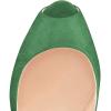 imageFSJ Women Sexy Peep Toe Sky High Heels Platform Pumps Ankle Straps Marry Jane Shoes with Metal Stilettos Size 415 USGreen