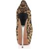 imageFSJ Women Sexy Peep Toe Sky High Heels Platform Pumps Ankle Straps Marry Jane Shoes with Metal Stilettos Size 415 USLeopard
