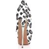 imageFSJ Women Sexy Peep Toe Sky High Heels Platform Pumps Ankle Straps Marry Jane Shoes with Metal Stilettos Size 415 USLeopard2