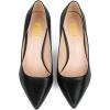 imageFSJ Women Stylish Metallic Gold Chain High Heel Pumps Pointed Toe Slip On Patent Leather Office Lady Party Shoes Size 416 USBlack Pu