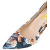 imageFSJ Women Stylish Metallic Gold Chain High Heel Pumps Pointed Toe Slip On Patent Leather Office Lady Party Shoes Size 416 USFlower