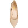 imageFSJ Women Stylish Metallic Gold Chain High Heel Pumps Pointed Toe Slip On Patent Leather Office Lady Party Shoes Size 416 USNude Matte Leather