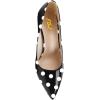 imageFSJ Women Stylish Metallic Gold Chain High Heel Pumps Pointed Toe Slip On Patent Leather Office Lady Party Shoes Size 416 USPolka Dot