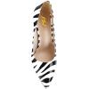 imageFSJ Women Stylish Metallic Gold Chain High Heel Pumps Pointed Toe Slip On Patent Leather Office Lady Party Shoes Size 416 USZebra
