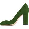Olive Green-round Toe