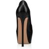 imageFSJ Women Platform High Heel Pumps Stiletto Almond Toe Slip On Closed Toe Wedding Evening Party Prom Dress Shoes Size 415 USBlack