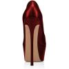 imageFSJ Women Platform High Heel Pumps Stiletto Almond Toe Slip On Closed Toe Wedding Evening Party Prom Dress Shoes Size 415 USDark Red