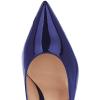 imageFSJ Women Pointed Toe High Heel Ankle Strap DOrsay Prom Pumps Cutout Evening Dress Shoes Size 415 USNavy