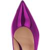 imageFSJ Women Pointed Toe High Heel Ankle Strap DOrsay Prom Pumps Cutout Evening Dress Shoes Size 415 USPurple