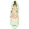 imageFSJ Women Sexy Peep Toe Platform Pumps High Heels Formal Shoes for Office Ladies Size 415 USLight Green