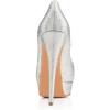 imageFSJ Women Sexy Peep Toe Platform Pumps High Heels Formal Shoes for Office Ladies Size 415 USSilver