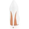 imageFSJ Women Sexy Peep Toe Platform Pumps High Heels Formal Shoes for Office Ladies Size 415 USWhite