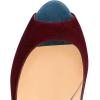 imageFSJ Women Sexy Peep Toe Platform Pumps High Heels Formal Shoes for Office Ladies Size 415 USWine