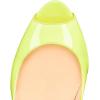 imageFSJ Women Sexy Peep Toe Platform Pumps High Heels Formal Shoes for Office Ladies Size 415 USYellow