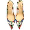 imageFSJ Womens Pointed Toe Stiletto Pumps Chic Slingback High Heels Slip on Ladies Party Office Dress Ladies ShoesCartoon