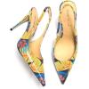 imageFSJ Womens Pointed Toe Stiletto Pumps Chic Slingback High Heels Slip on Ladies Party Office Dress Ladies ShoesPlants