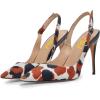 imageFSJ Womens Pointed Toe Stiletto Pumps Chic Slingback High Heels Slip on Ladies Party Office Dress Ladies ShoesSpotty