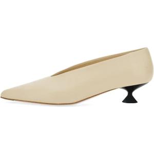 imageFSJ Women Fashion Pointed Toe V Cut Low Kitten Heel Slip On Pumps Soft Leather Ladies Daily Comfort Basic Dress Shoes Size 415 USApricot