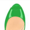 imageFSJ Women Flattering Peep Toe Party Dress Shoes Glossy Patent Stiletto High Heel Pumps Size 415 USGreen