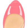 imageFSJ Women Flattering Peep Toe Party Dress Shoes Glossy Patent Stiletto High Heel Pumps Size 415 USHot Pink