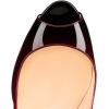 imageFSJ Women Flattering Peep Toe Party Dress Shoes Glossy Patent Stiletto High Heel Pumps Size 415 USRedgradient