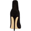 imageFSJ Women Sexy Prom Pointy Toe High Heel Stiletto Pumps Closed Toe Slip On Swallow Tailed Dress Party Shoes 415 USBlack Chain 1