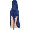 imageFSJ Women Sexy Prom Pointy Toe High Heel Stiletto Pumps Closed Toe Slip On Swallow Tailed Dress Party Shoes 415 USBlue