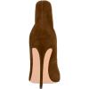 imageFSJ Women Sexy Prom Pointy Toe High Heel Stiletto Pumps Closed Toe Slip On Swallow Tailed Dress Party Shoes 415 USBrown Pearls