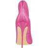 imageFSJ Women Sexy Prom Pointy Toe High Heel Stiletto Pumps Closed Toe Slip On Swallow Tailed Dress Party Shoes 415 USHot Pink