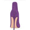 imageFSJ Women Sexy Prom Pointy Toe High Heel Stiletto Pumps Closed Toe Slip On Swallow Tailed Dress Party Shoes 415 USPurple