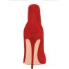 imageFSJ Women Sexy Prom Pointy Toe High Heel Stiletto Pumps Closed Toe Slip On Swallow Tailed Dress Party Shoes 415 USRed