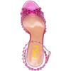 imageFSJ Ankle Strap High Gold Block Heels Slingback Side Flowers Pump Slingback Bow Open Toe Fashion Party Prom Sandal Shoe for Women 415 USOrchid