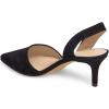 imageFSJ Women Fashion Low Kitten Heels Pumps Pointed Toe Slingback Sandals Comfy Wedding Party Sexy Dress Shoes Size 415 USBlack