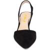 imageFSJ Women Fashion Low Kitten Heels Pumps Pointed Toe Slingback Sandals Comfy Wedding Party Sexy Dress Shoes Size 415 USBlack Crystal
