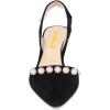 imageFSJ Women Fashion Low Kitten Heels Pumps Pointed Toe Slingback Sandals Comfy Wedding Party Sexy Dress Shoes Size 415 USBlackpearl