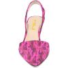 imageFSJ Women Fashion Low Kitten Heels Pumps Pointed Toe Slingback Sandals Comfy Wedding Party Sexy Dress Shoes Size 415 USFuchsia Camo