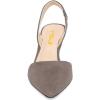imageFSJ Women Fashion Low Kitten Heels Pumps Pointed Toe Slingback Sandals Comfy Wedding Party Sexy Dress Shoes Size 415 USGrey