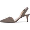 imageFSJ Women Fashion Low Kitten Heels Pumps Pointed Toe Slingback Sandals Comfy Wedding Party Sexy Dress Shoes Size 415 USGrey