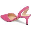 imageFSJ Women Fashion Low Kitten Heels Pumps Pointed Toe Slingback Sandals Comfy Wedding Party Sexy Dress Shoes Size 415 USHot Pink