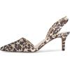 imageFSJ Women Fashion Low Kitten Heels Pumps Pointed Toe Slingback Sandals Comfy Wedding Party Sexy Dress Shoes Size 415 USLeopard