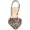 imageFSJ Women Fashion Low Kitten Heels Pumps Pointed Toe Slingback Sandals Comfy Wedding Party Sexy Dress Shoes Size 415 USLeopard