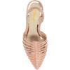 imageFSJ Women Fashion Low Kitten Heels Pumps Pointed Toe Slingback Sandals Comfy Wedding Party Sexy Dress Shoes Size 415 USLight Pink