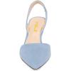 imageFSJ Women Fashion Low Kitten Heels Pumps Pointed Toe Slingback Sandals Comfy Wedding Party Sexy Dress Shoes Size 415 USLightskyblue
