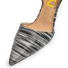 imageFSJ Women Fashion Low Kitten Heels Pumps Pointed Toe Slingback Sandals Comfy Wedding Party Sexy Dress Shoes Size 415 USMarbling