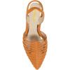 imageFSJ Women Fashion Low Kitten Heels Pumps Pointed Toe Slingback Sandals Comfy Wedding Party Sexy Dress Shoes Size 415 USOrange