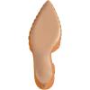 imageFSJ Women Fashion Low Kitten Heels Pumps Pointed Toe Slingback Sandals Comfy Wedding Party Sexy Dress Shoes Size 415 USOrange