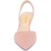 imageFSJ Women Fashion Low Kitten Heels Pumps Pointed Toe Slingback Sandals Comfy Wedding Party Sexy Dress Shoes Size 415 USPink